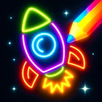 Magic Doodle Art - Neon Glow