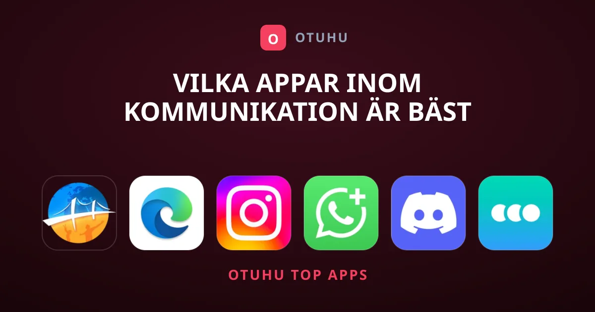 Vilka Appar Inom Kommunikation Är Bäst Betygsatta Just Nu?