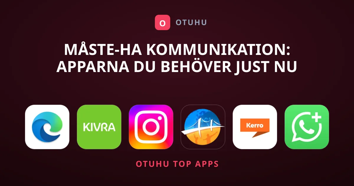 Måste-Ha Kommunikation: Apparna Du Behöver Just Nu